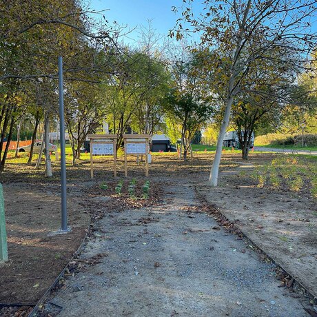 Rzeszów - Budowa ogrodu kieszonkowego w rejonie ul. Tarnowskiej na os. Baranówka [październik 2024] - fot 25