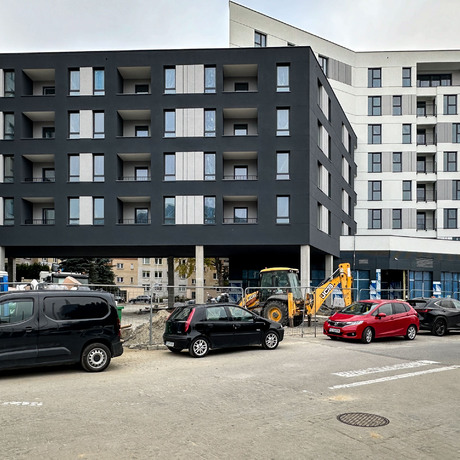 Rzeszów - Budowa Capital Towers Residence w sąsiedztwie hali Podpromie [listopad 2024] - fot 33