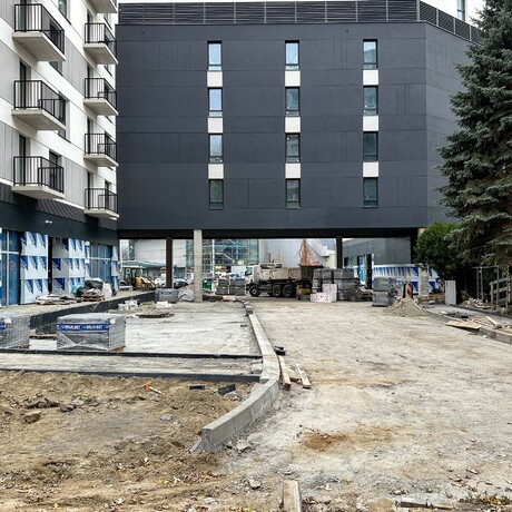 Rzeszów - Budowa Capital Towers Residence w sąsiedztwie hali Podpromie [listopad 2024] - fot 26