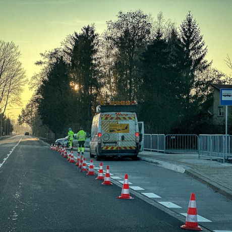 Rzeszów - Przebudowa ul. Załęskiej na finiszu [listopad 2024] - fot 12