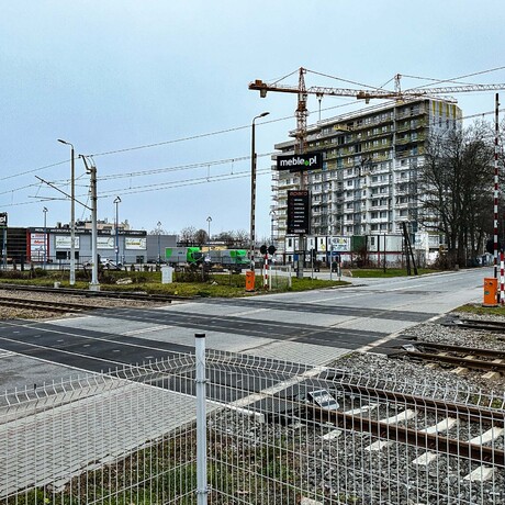 Rzeszów - Budowa 12-piętrowego budynku mieszkalnego przy ul. Langiewicza [grudzień 2024] - fot 1