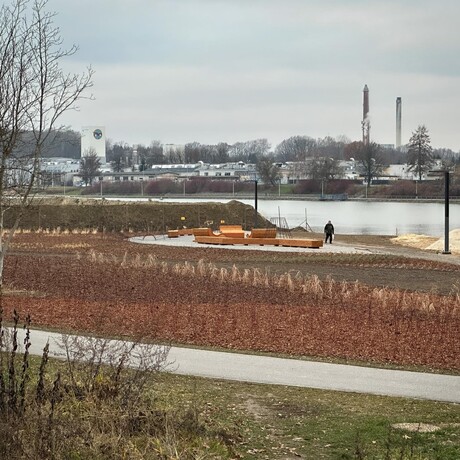 Rzeszów - Budowa miejskiej plaży nad Wisłokiem [grudzień 2024] - fot 21
