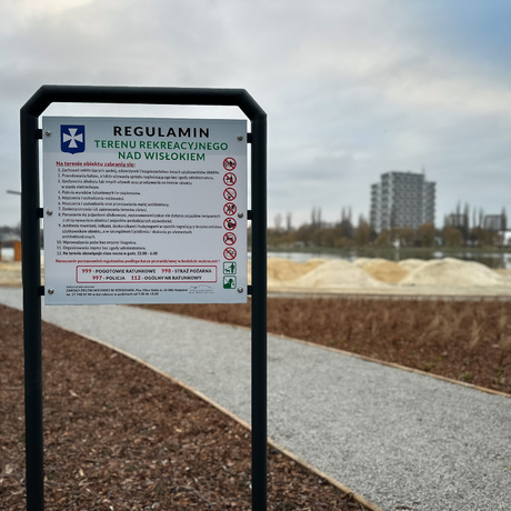 Rzeszów - Budowa miejskiej plaży nad Wisłokiem [grudzień 2024] - fot 14