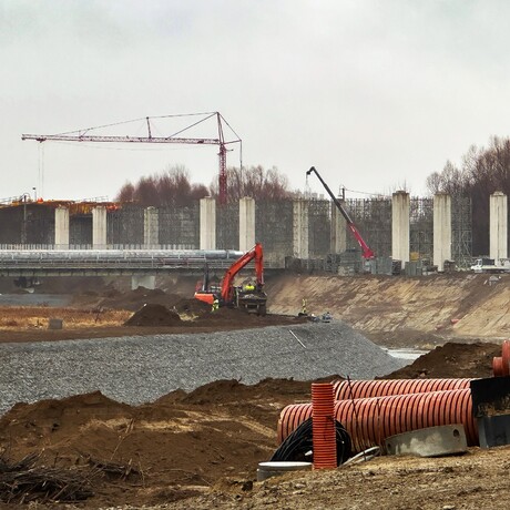 Rzeszów - Budowa Wisłokostrady [grudzień 2024] - fot 25