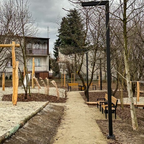Rzeszów - Ogród kieszonkowy na osiedlu Pobitno [grudzień 2024] - fot 26