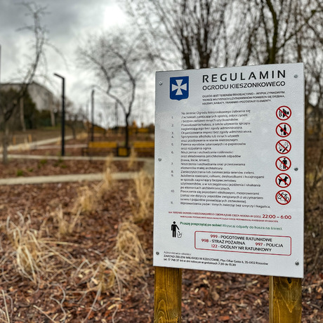 Rzeszów - Ogród kieszonkowy na osiedlu Pobitno [grudzień 2024] - fot 5