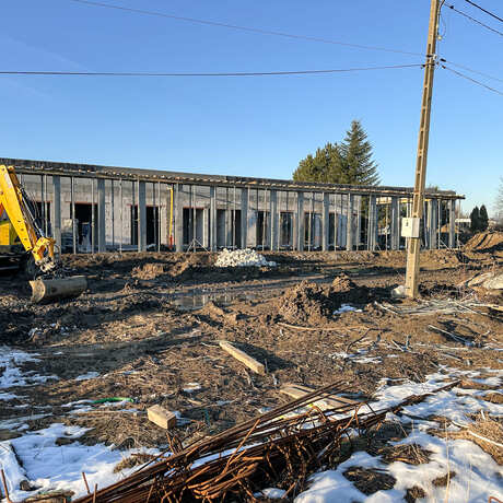 Rzeszów - Budowa żłobka na osiedlu Drabinianka [styczeń 2025] - fot 19