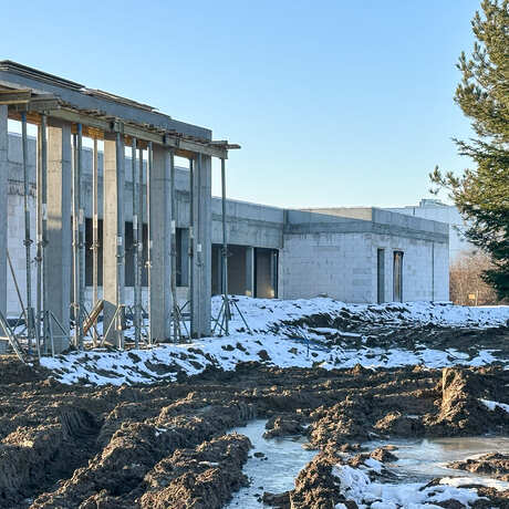 Rzeszów - Budowa żłobka na osiedlu Drabinianka [styczeń 2025] - fot 20