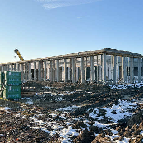 Rzeszów - Budowa żłobka na osiedlu Drabinianka [styczeń 2025] - fot 21