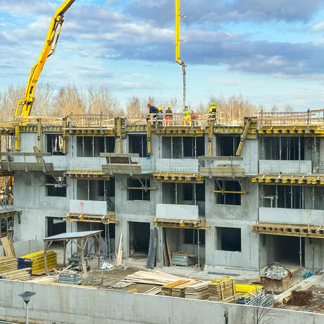 Rzeszów - IV etap budowy osiedla Bella Dolina na ul. Lubelskiej [styczeń 2025] - fot 28