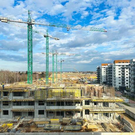 Rzeszów - IV etap budowy osiedla Bella Dolina na ul. Lubelskiej [styczeń 2025] - fot 12
