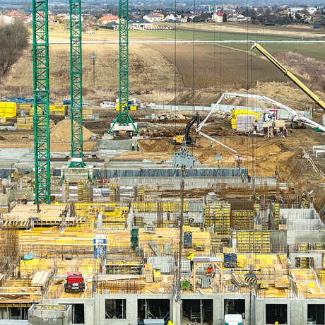 Rzeszów - IV etap budowy osiedla Bella Dolina na ul. Lubelskiej [styczeń 2025] - fot 25