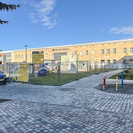 Rzeszów - Przebudowa budynku dworca PKP w Rzeszowie [styczeń 2024] - fot 3