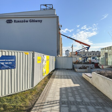 Rzeszów - Przebudowa budynku dworca PKP w Rzeszowie [styczeń 2024] - fot 4