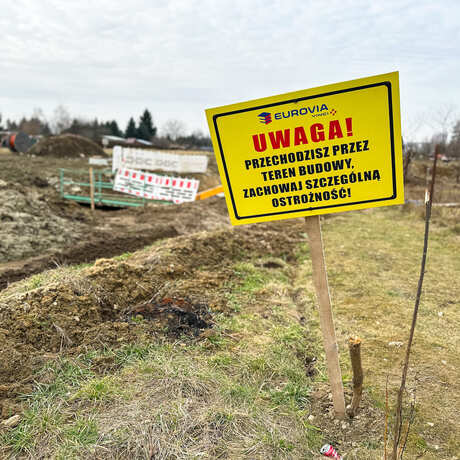 Rzeszów -  Budowa drogi, która połączy ulice Krzyżanowskiego i Wieniawskiego [luty 2025] - fot 12