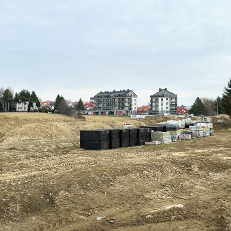Rzeszów -  Budowa drogi, która połączy ulice Krzyżanowskiego i Wieniawskiego [luty 2025] - fot 3