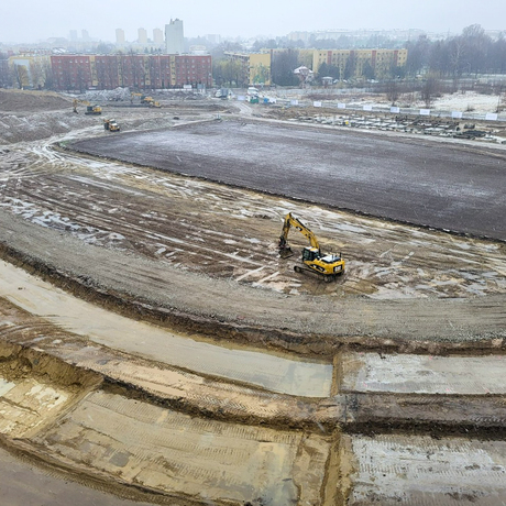 Budowa Podkarpackiego Centrum Lekkiej Atletyki – marzec 2025
