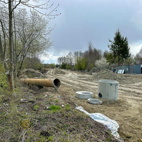 Rzeszów - Budowa połączenia al. Krzyżanowskiego z ul. Wieniawskiego [kwiecień 2025] - fot 15