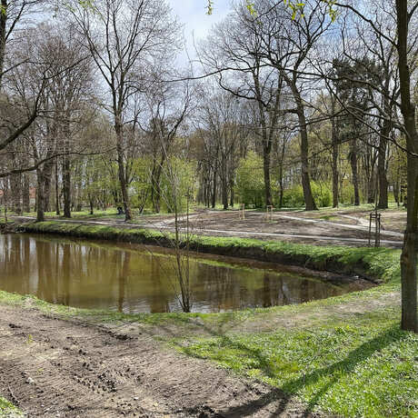 Rzeszów - Rewitalizacja parku na osiedlu Słocina [kwiecień 2025] - fot 5