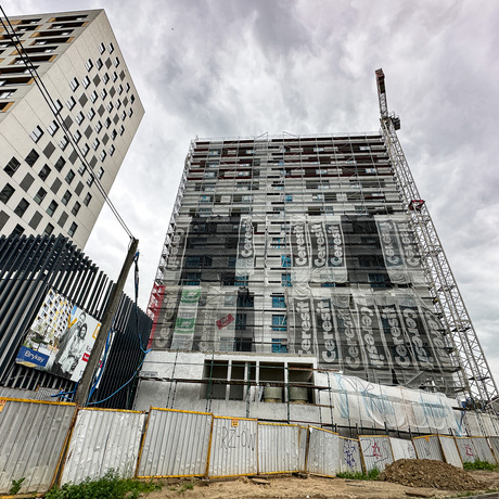 Rzeszów - II etap budowy kompleksu KrakoVska w Rzeszowie [czerwiec 2025] - fot 16