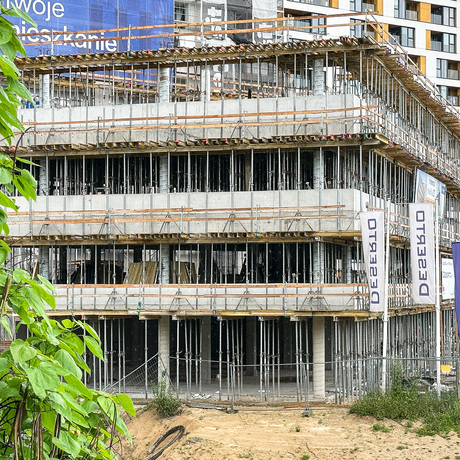 Rzeszów - II etap budowy kompleksu KrakoVska w Rzeszowie [czerwiec 2025] - fot 2