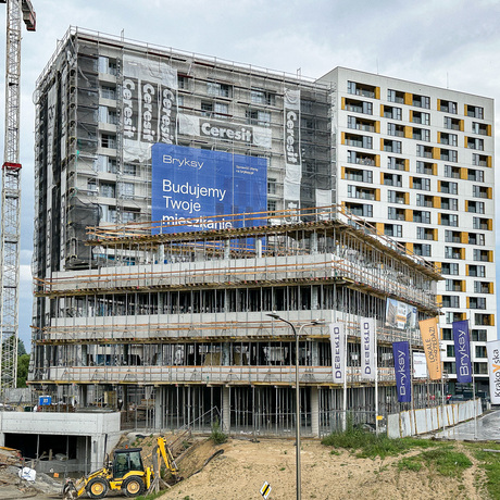 Rzeszów - II etap budowy kompleksu KrakoVska w Rzeszowie [czerwiec 2025] - fot 7
