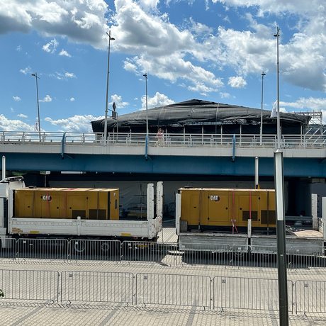 Rzeszów - Budowa sceny Koncertu Głównego ESK 2025 - fot 14