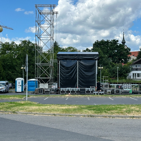 Rzeszów - Budowa sceny Koncertu Głównego ESK 2025 - fot 22