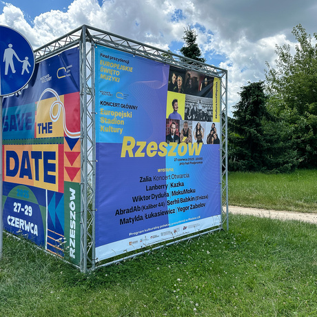 Rzeszów - Budowa sceny Koncertu Głównego ESK 2025 - fot 27