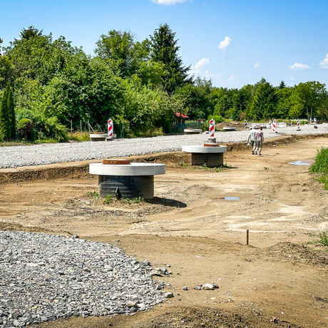Rzeszów - Budowa połączenia al. Krzyżanowskiego z ul. Wieniawskiego [lipiec 2025] - fot 31