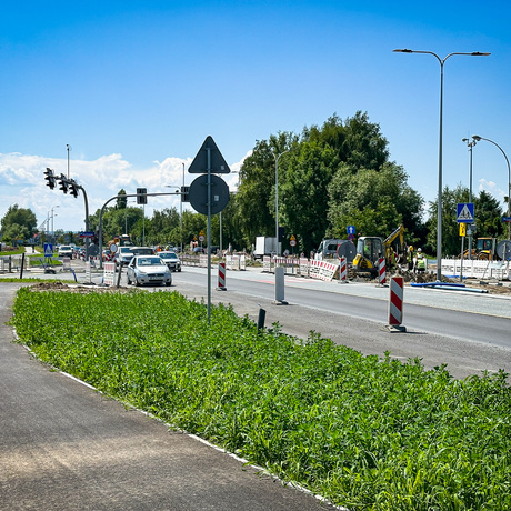 Rzeszów - Budowa połączenia al. Krzyżanowskiego z ul. Wieniawskiego [lipiec 2025] - fot 43