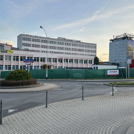 Rzeszów - Przygotowywanie terenu pod budowę biurowca Corner Point [listopad 2025] - fot 1