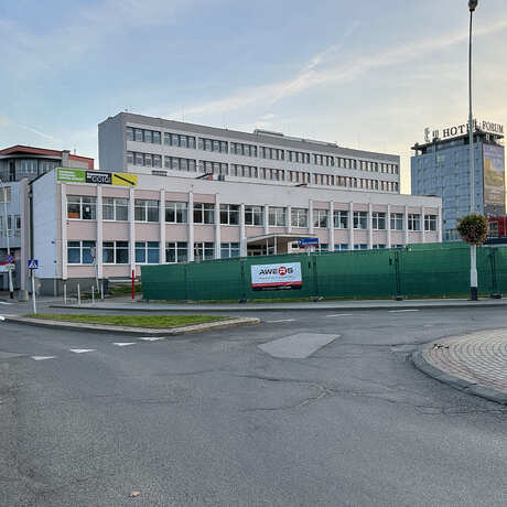 Rzeszów - Przygotowywanie terenu pod budowę biurowca Corner Point [listopad 2025] - fot 5