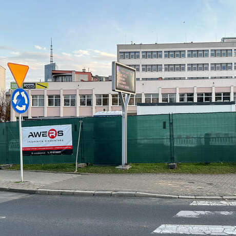 Rzeszów - Przygotowywanie terenu pod budowę biurowca Corner Point [listopad 2025] - fot 6