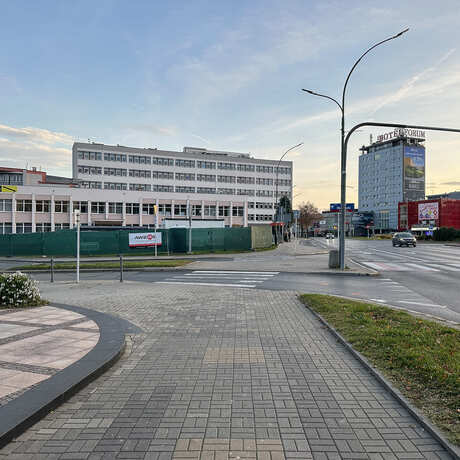 Rzeszów - Przygotowywanie terenu pod budowę biurowca Corner Point [listopad 2025] - fot 7