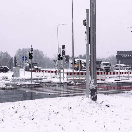 Rzeszów - Budowa drogi, która połączy ulice Krzyżanowskiego i Wieniawskiego [listopad 2025] - fot 8