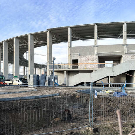 Budowa Podkarpackiego Centrum Lekkiej Atletyki – grudzień 2025