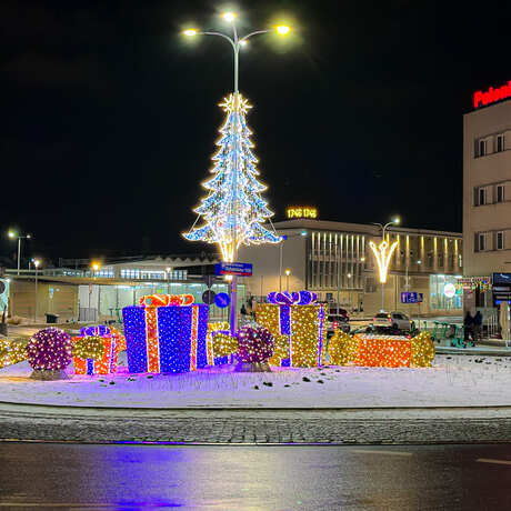Rzeszów - Świąteczne oświetlenie Rzeszowa w sezonie 2025 / 2026 - fot 48