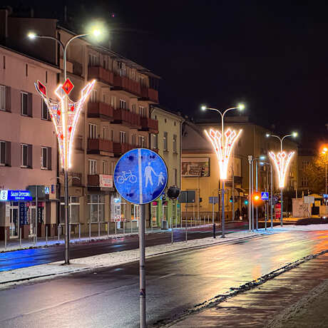 Rzeszów - Świąteczne oświetlenie Rzeszowa w sezonie 2025 / 2026 - fot 47