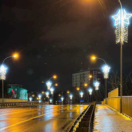 Rzeszów - Świąteczne oświetlenie Rzeszowa w sezonie 2025 / 2026 - fot 45