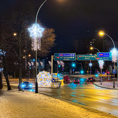Rzeszów - Świąteczne oświetlenie Rzeszowa w sezonie 2025 / 2026 - fot 55