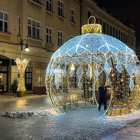 Rzeszów - Świąteczne oświetlenie Rzeszowa w sezonie 2025 / 2026 - fot 13