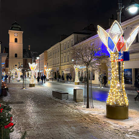 Rzeszów - Świąteczne oświetlenie Rzeszowa w sezonie 2025 / 2026 - fot 9