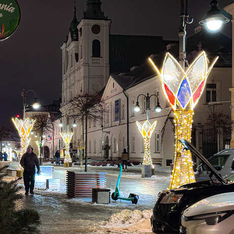 Rzeszów - Świąteczne oświetlenie Rzeszowa w sezonie 2025 / 2026 - fot 19
