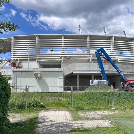 Rzeszów - Budowa Podkarpackiego Centrum Lekkiej Atletyki przy ul. Wyspiańskiego [maj 2026] - fot 28