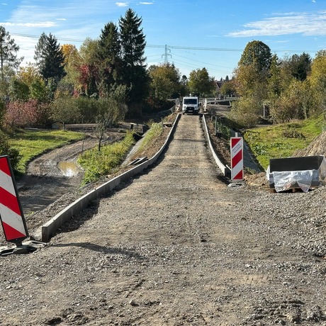Rzeszów - Budowa kładki nad rzeką Strug na osiedlu Drabinianka [październik 2026] - fot 5