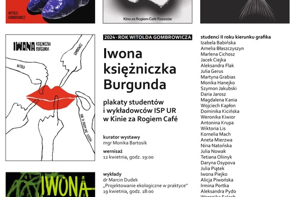 "Iwona, księżniczka Burgunda" - wystawa plakatów