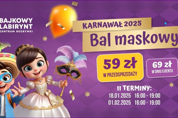 Bal maskowy dla dzieci
