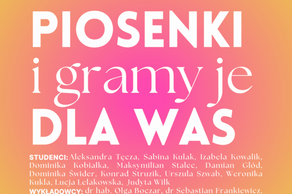 Piszemy piosenki i gramy je dla Was