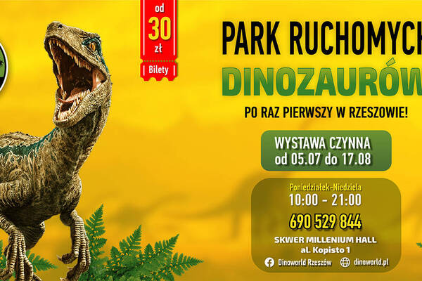 Dinoworld - park ruchomych dinozaurów